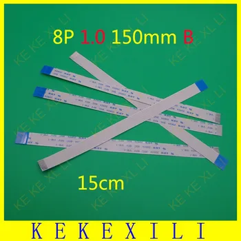 

100pcs 8 pin FFC FPC flat flexible cable 1.0mm pitch 8pin Reverse / Anisotropy Length 150mm Width 8mm Ribbon Flex Cable