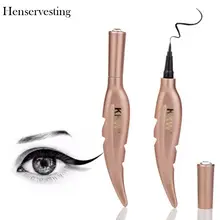 Черная форма искусственный бриллиант долговечный Водонепроницаемый перо карандаш для глаз карандаш