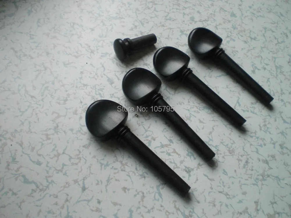 

3 set Ebony Violin pegs and end pin 4/4 Violin parts