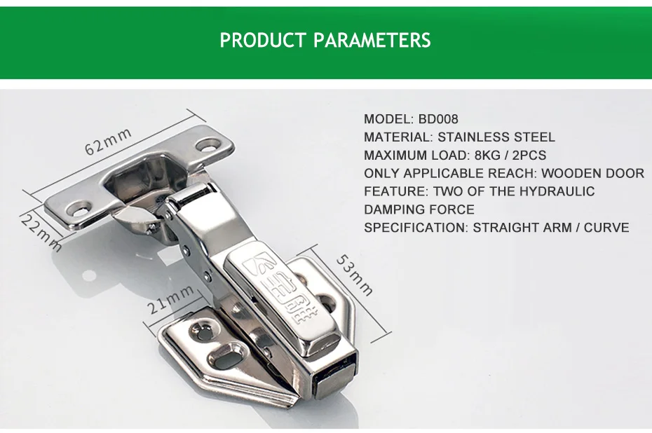 Stainless steel hinge 01