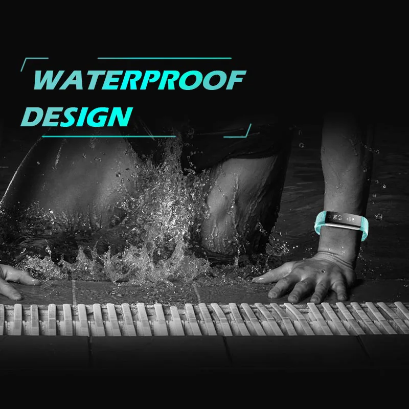 ID115 HR Смарт Напульсники монитор сердечного ритма Браслет Фитнес трекер Smartband
