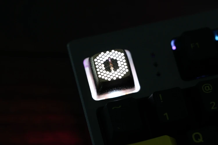 Kpreofficial MX Keycap фиолетовый рубин сапфир Искусственный драгоценный камень для