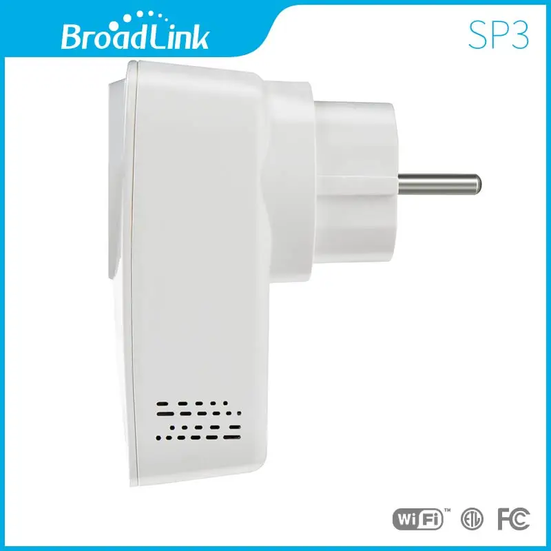 Broadlink SP3 Sp cc, розетка европейского стандарта, умная розетка Wi-Fi, 16А+ таймер, беспроводное управление, Домашняя автоматизация, разъем питания