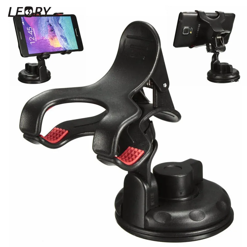 

360 Degree Universal Car Windscreen Windshield Stand Mount Clip Smartphone Dashboard Holder Cradle For GPS PDA Cell Phone