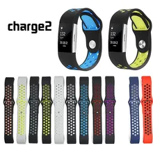 20 шт./лот силиконовый Бретели для нижнего белья для FitBit Charge 2 спортивный Браслет замена Интимные аксессуары для fitbit заряд 2 Смарт-часы группа
