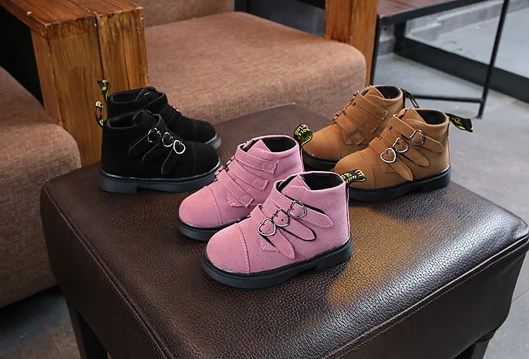 Осенние новые ботинки для девочек, модные тонкие ботинки для мальчиков, низкие ботинки для девочек, Корейская версия детских низких сапог