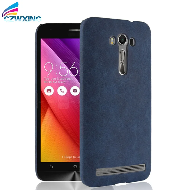 Case For Asus Zenfone 2 Laser ZE550KL PU Leather Hard Plastic Back Cover Phone ZE 550KL ZE551KL Z00LD |