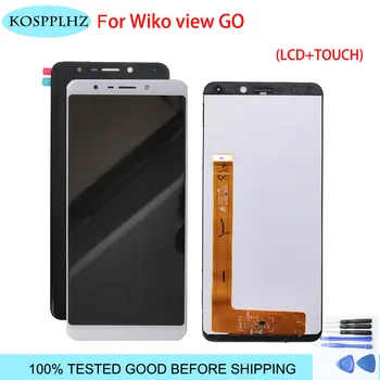 

5.7 inch black white For Wiko view GO LCD Display+Touch Screen Digitizer LCD Screen viewGO Glass Panel Assembly +tools