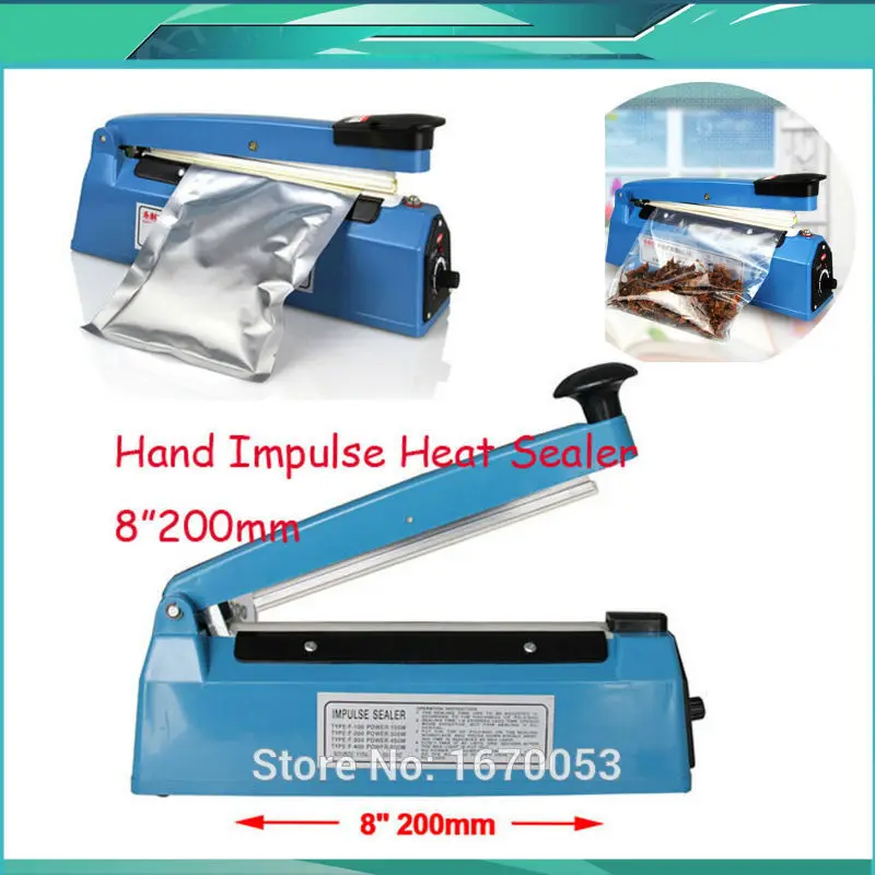 200mm 8" Wholesale Price 110V/220V New Heat Sealing