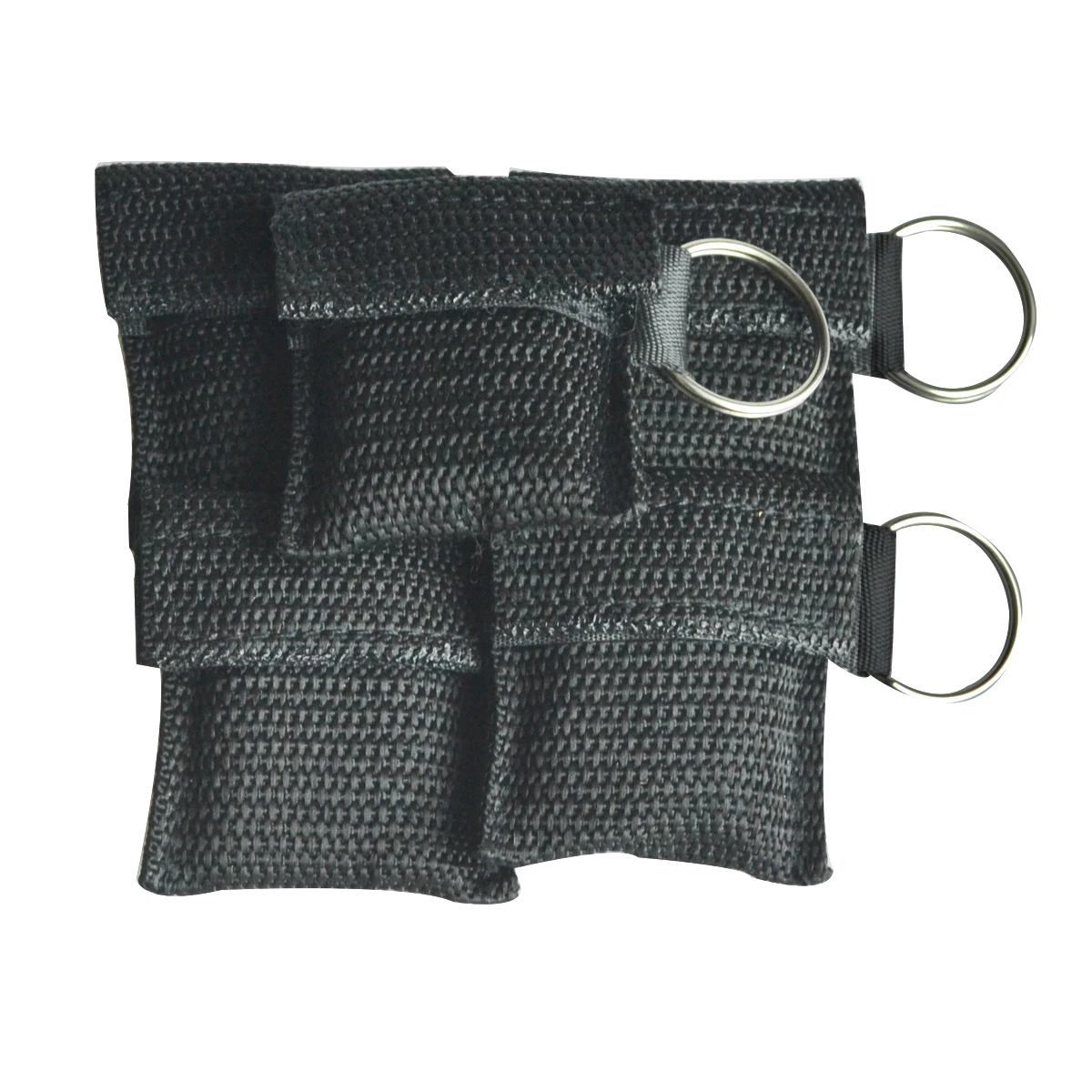 Health Care 20Pcs/Pack CPR Resuscitator Mask CPR Face Shield With One-way Valve Emergency Rescue Kit Black Nylon Pouch Wrapped