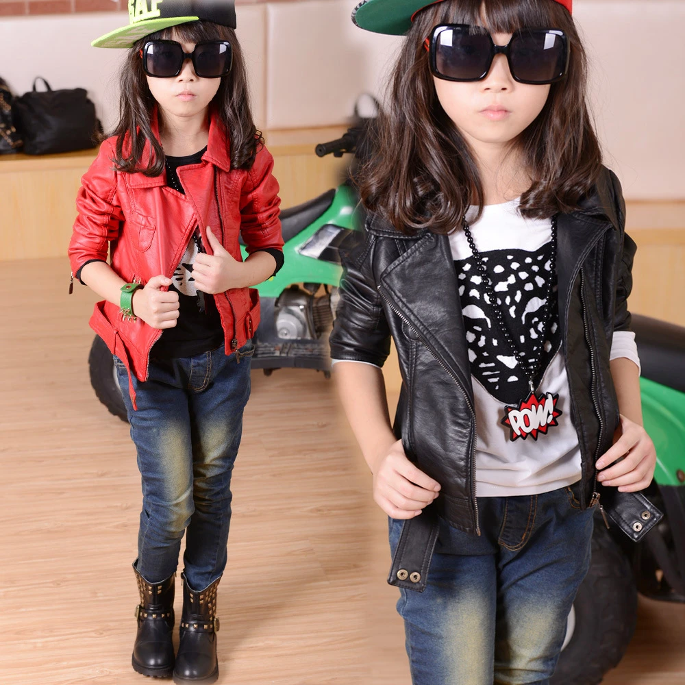 little girls leather jacket