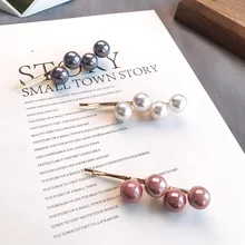 1 шт. заколки для девочек креативная новая девочка жемчужная заколка красная челка заколка для волос женская G0404