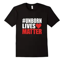 UnbornLivesMatter дети жизни материя про жизнь футболка свободные мужские Бодибилдинг футболки Homme футболки