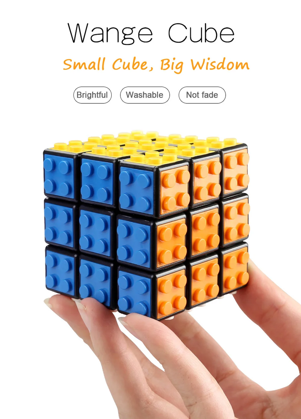 WANGE Cube 3x3x3 cm Magic Cube Professional Competition Speed Cube Puzzle Blocks Cube Toys for Children Adults Gift