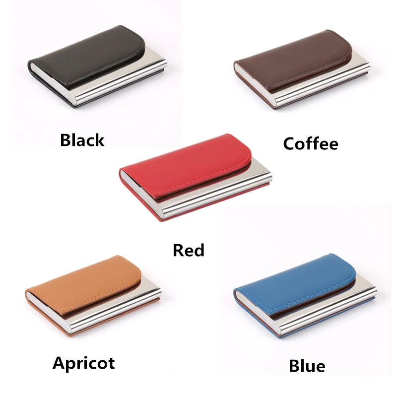 

ZOVYVOL 2019 Big Capacity Business ID Credit Card Holder Name card wallet Bank Card Package Solid Steel Card Box Case women men
