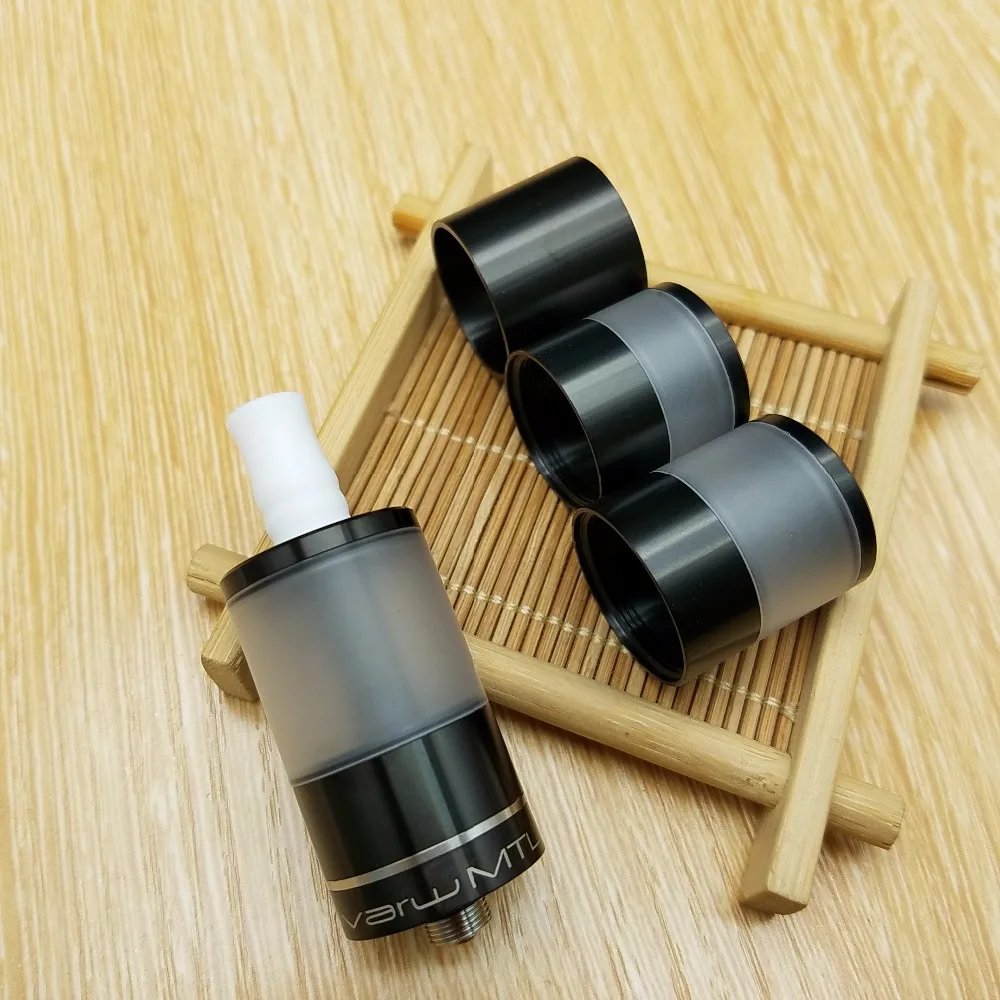

Dvarw MTL Style RTA Atomizer 316 Stainless Steel 22mm Rebuildable Tank with AFC Insert Airflow Dual Post Build Deck RTA