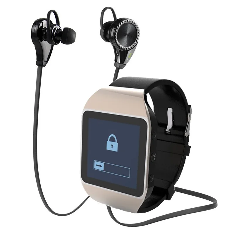 Qinkar часы MP3 плеер 8 ГБ Bluetooth наушники спортивные беспроводные + Спорт игроки |