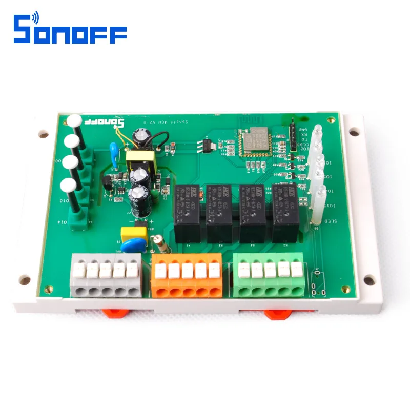 Sonoff 4CH Smart Пульт дистанционного Управления Беспроводной модуль коммутатора