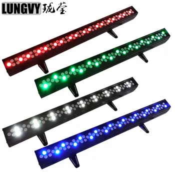 

Free Shipping 4pcs/Lot 72x3w RGB 3IN1 DMX 8CH Bar LED Wall Washer Lamp Landscape Entertainment