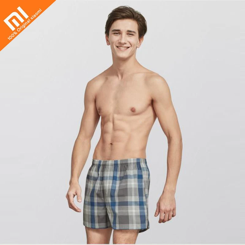 

4 kinds of original color xiaomi mijia COTTONSMITH men's boxer briefs 3D cut loose pants men's clothing high quality