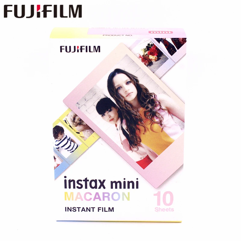 Оригинальная Fujifilm Fuji Instax Mini 8 MACARON Film 10 листов для 11 7 7s 9 50s 90 25 Share SP 1 мгновенные