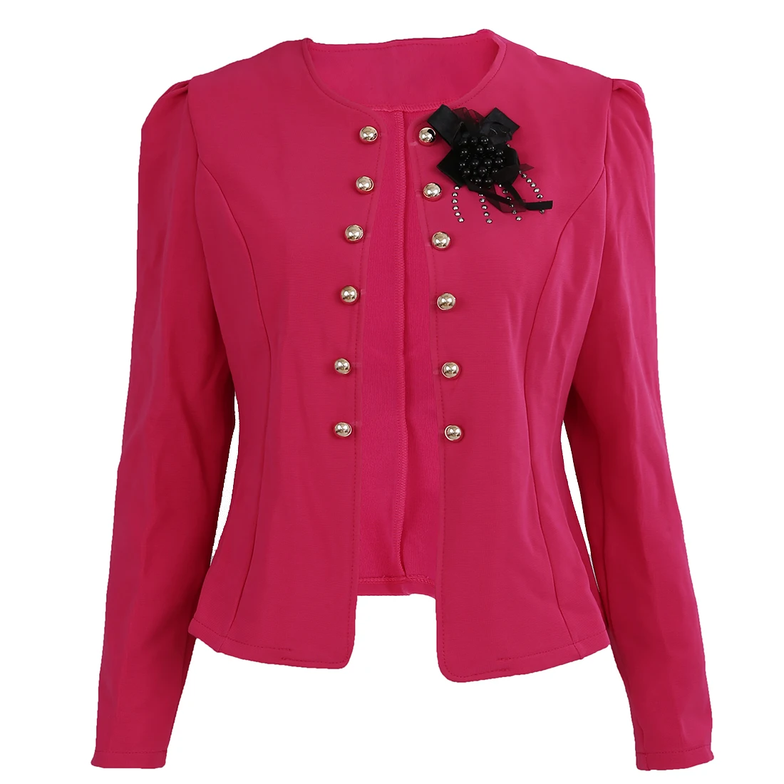 Imc Женская летняя обувь Стиль Верхняя Одежда узкие женские пальто куртка женственный женщины блейзер красная роза 4xl