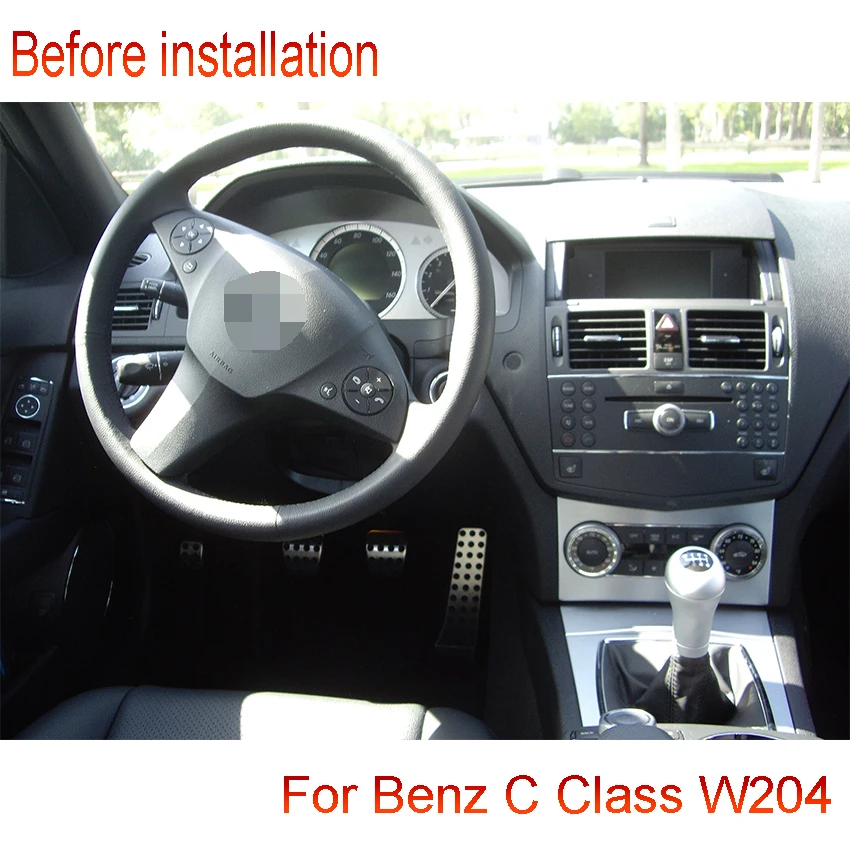 Best Liislee 10.25" Android For Mercedes-Benz C-Class W204 2008~2010 touch screen GPS Navigation radio stereo dash multimedia player 3