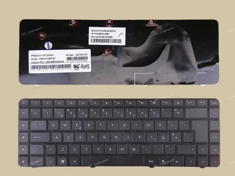 G62 Series Presario CQ56 CQ62-300 New US Keyboard for HP Compaq G56 CQ62