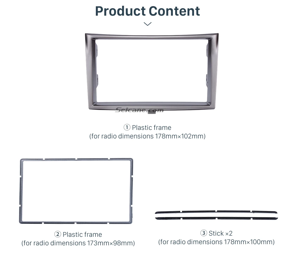 Seicane 173*98/178*100/178*102 мм 2 Din автомагнитола фасции приборная панель Рамка для 2010+ Subaru Legacy DVD Стерео отделка панель
