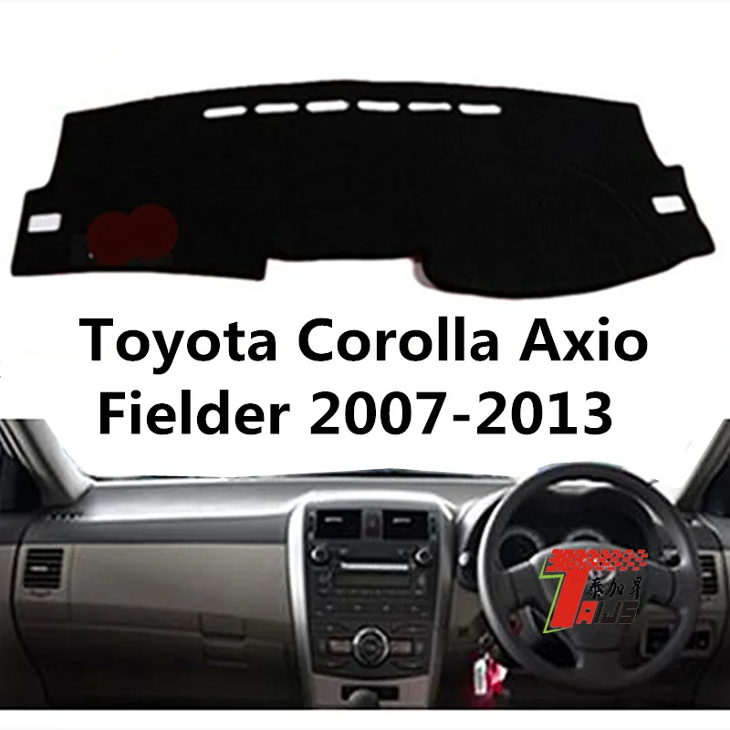 

TAIJS right hand drive car dashboard cover for Toyota Corolla Axio 2007-2013 Auto dashboard protect mat pad for Toyota Fielder