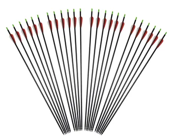 

42 pieces archery hunting fiberglass carbon arrow for compound bow