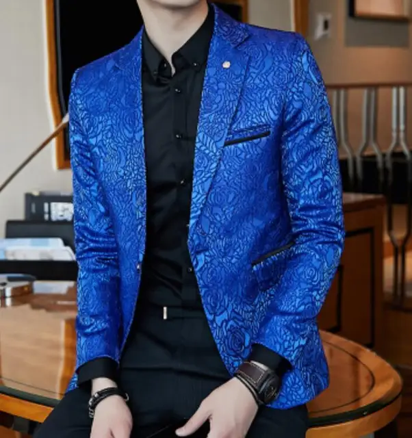 royal blue blazer outfits