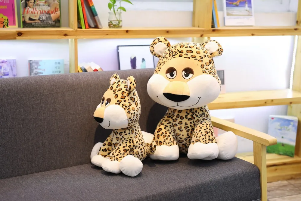 См 35 см/50 см забавная плюшевая игрушка Jaguar мягкая мультяшная животная леопардовая Кукла Детская Успокаивающая Кукла для мальчиков