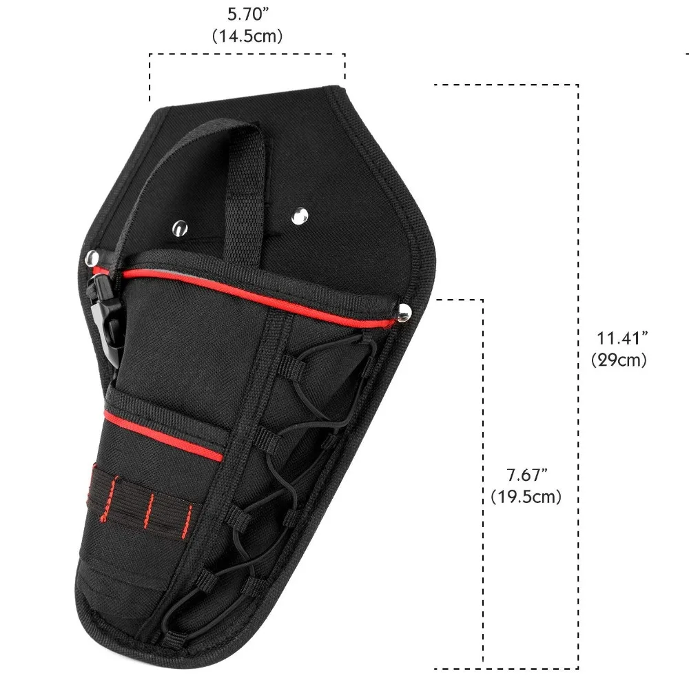 Tool Bag Multi-functional Waterproof Drill Holster Waist Electric Belt Pouch for Wrench Hammer Screwdriver