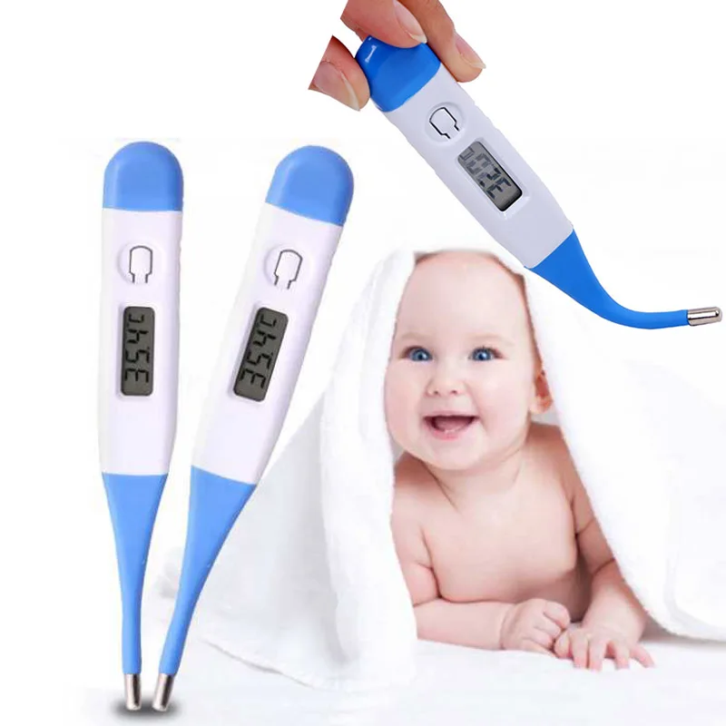 Health Care body digital lcd Thermometer mini soft head electronic