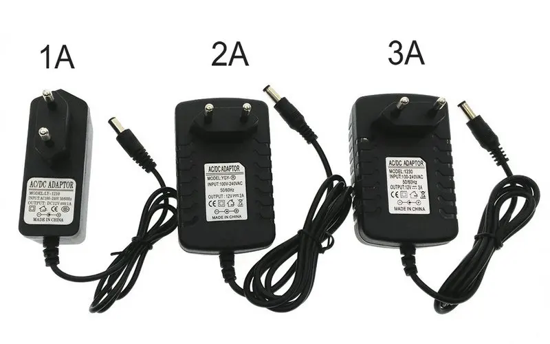 DC12V адаптер AC100-240V трансформаторы из положить DC12V 1A/2A/3A/5A/6A/8A/10A источник питания для светодиодных лент освещения