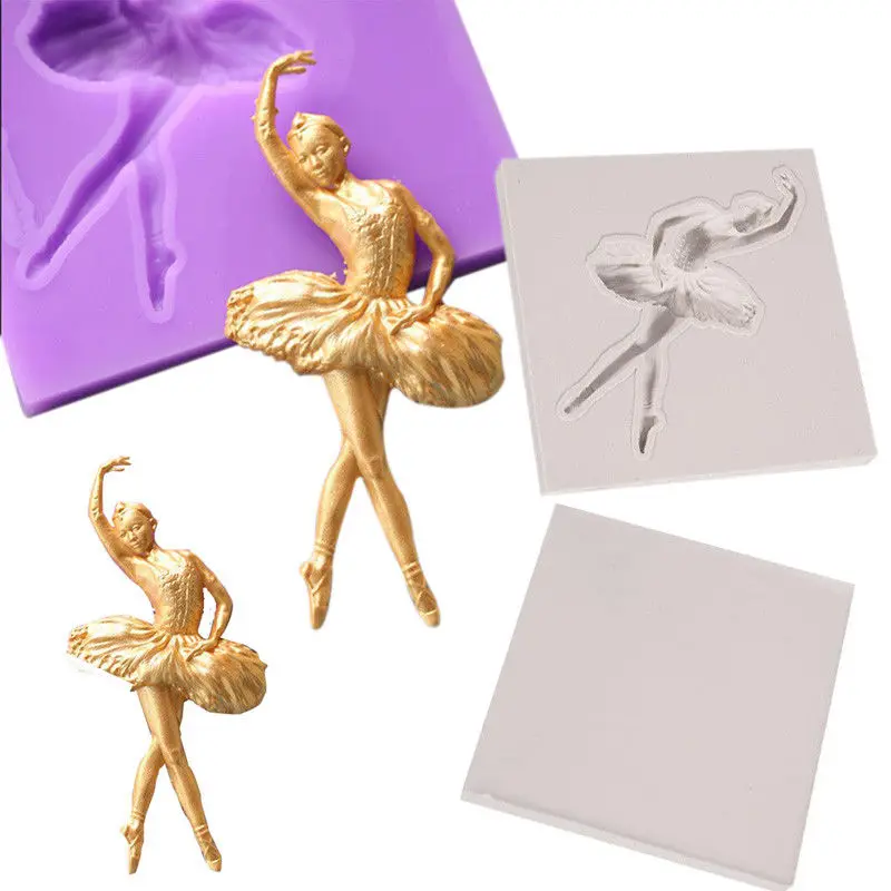 

Ballerina Silicone Fondant Mold DIY Cake Decoration Chocolate Sugarcraft Mould
