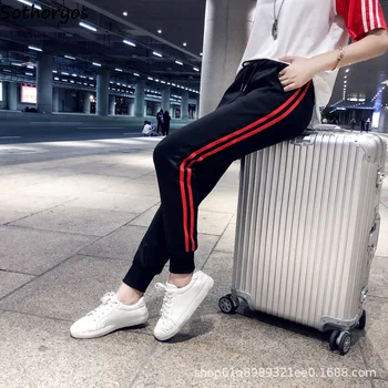 

Pants Women Casual Trendy Slim All-match Full Length Harem Sweatpants Korean Daily Student Harajuku Simple Breathable Womens