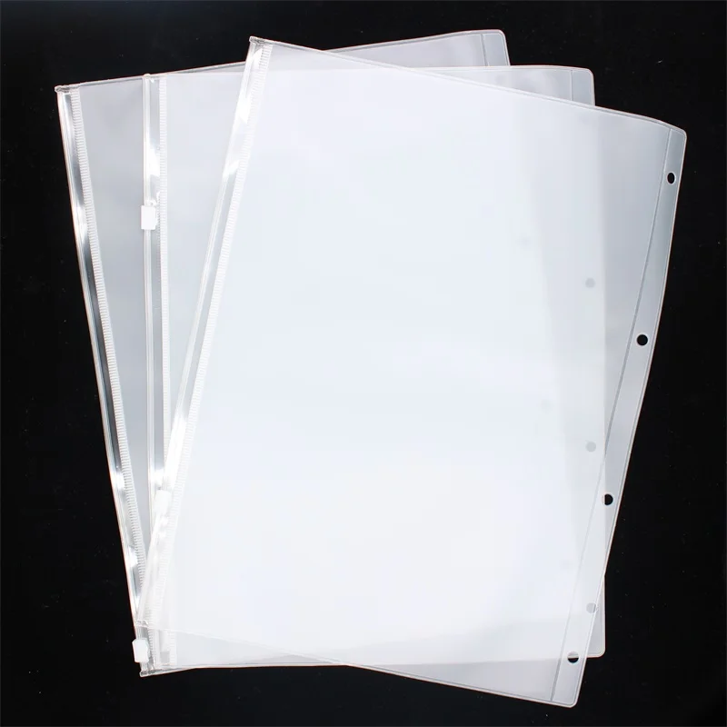 

KSCRAFT A4 Metal Cutting Die Storage Sleeves Bags with Zipper 3pcs