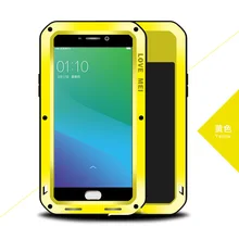 Водонепроницаемый чехол для OPPO R9 Plus Love Mei жесткий ударопрочный алюминиевый для OPPO R9 Plus чехол Роскошный брендовый защитный чехол для телефона