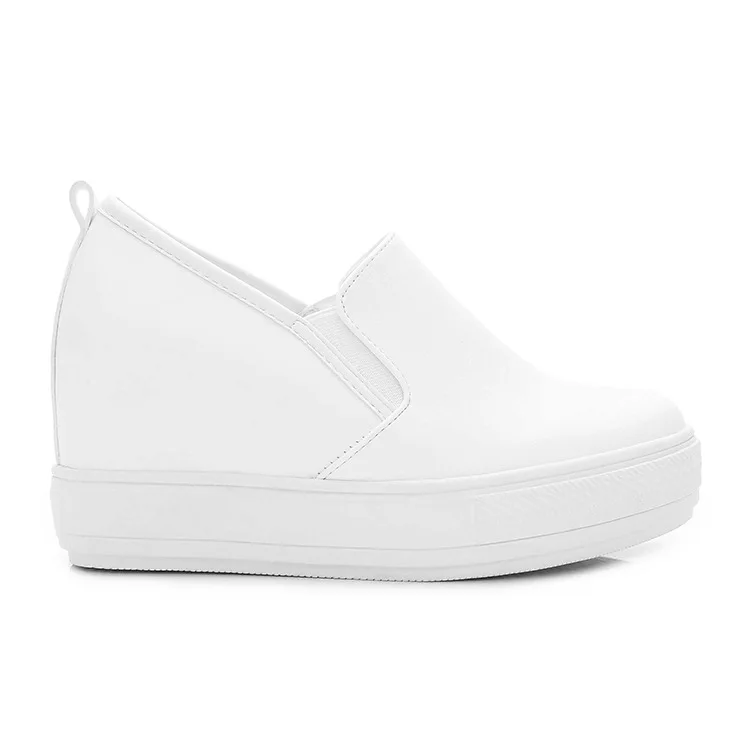 

2019 Korean version of the white shoes women's increased round head fashion wild walking shoes JKM1-JKM3