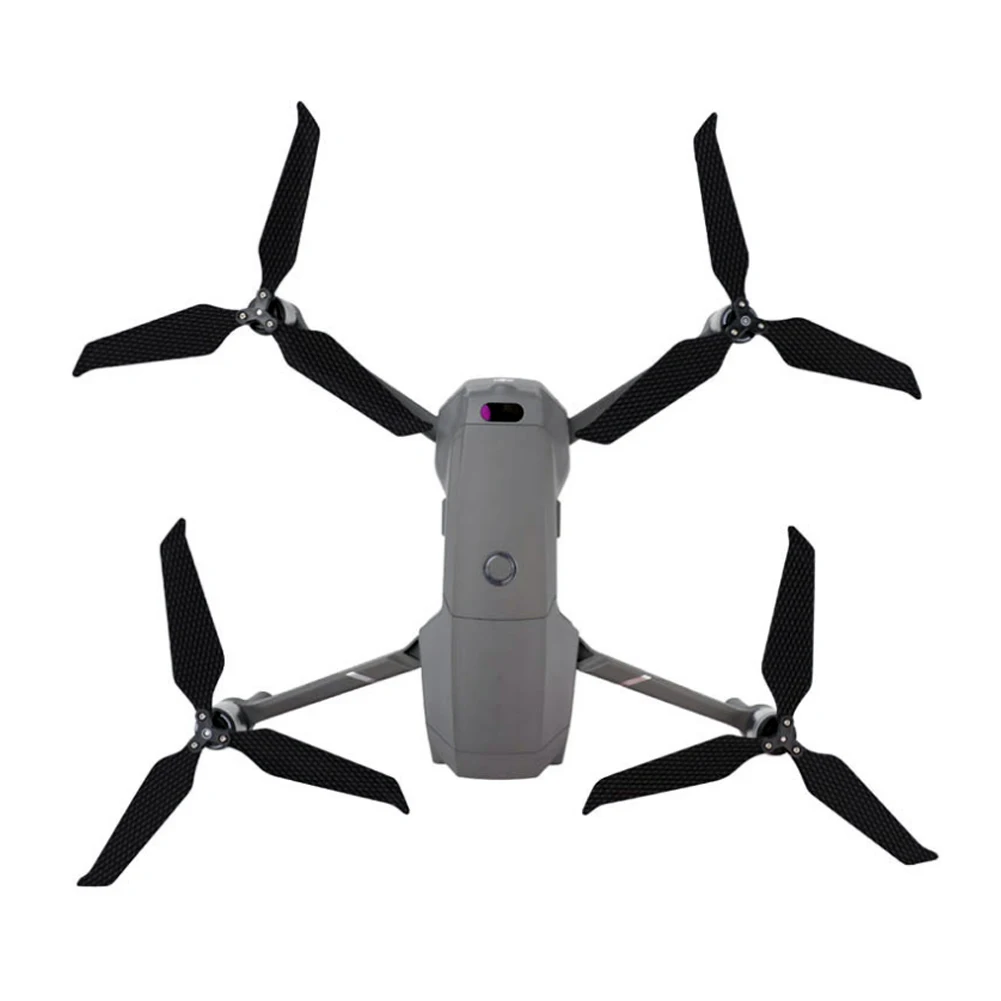 Hélice de Fibra Trefoil para Mavic Carbono Completa Zoom Liberação Rápida Dobrável 8743 Redução Ruído pá Dji Acessórios 2pro - - Image 4