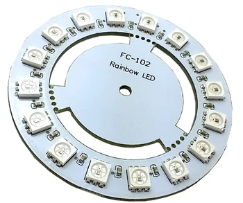 

16 Bit WS2812 5050 RGB LED Module Built-in full-color Drive Board FC-102
