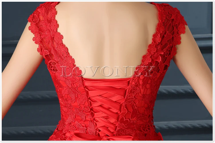 DEERVEADO T402 Short Prom Dresses Elegant A-Line Red Prom Dress Gown Formal Party Dresses Evening Gown Vestido De Festa