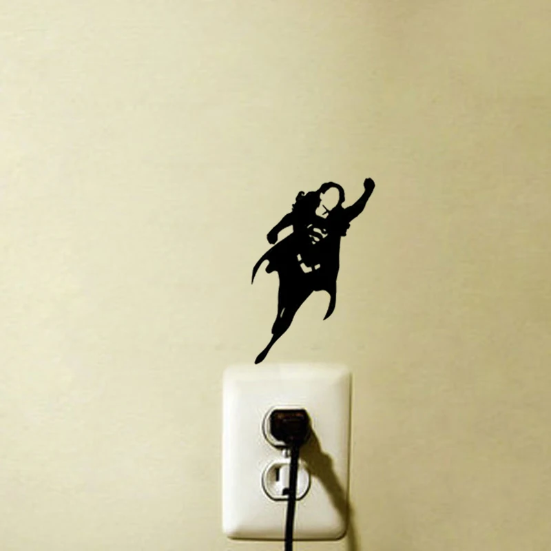 

Supergirl Super Hero Livingroom Decor Wall Decals Vinyl Switch Stickers 5WS1185