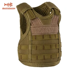 Bassdash мини тактический жилет бутылка Koozie с регулируемыми лямками, держатель для напитков 12 унций или 16 унций банок и бутылок, 7 цветов