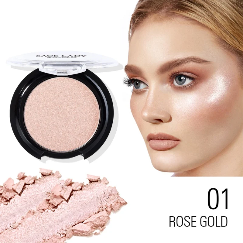 1PC Shimmer Highlighter Powder Makeup Palette Face Iluminator Make Up Glow Brighten Beauty Cosmetics 1PC Shimmer Highlighter Powder Makeup Palette Face Iluminator Make Up Glow Brighten Beauty Cosmetics