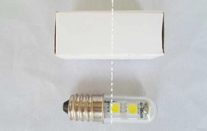 Оптовая продажа 120 в 220 230 E14 1 Вт 7 * 5050SMD 10 Светодиодный ных лампочек bombilla led blanco для
