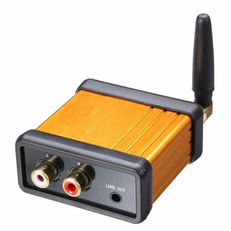 Hifi Class Bluetooth 4 2 Audio Receiver Amplifier Car Stereo Modify Support Aptx Low Delay Gold Bluetooth Handsfree Car Kit