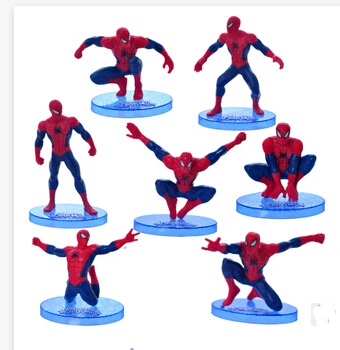 9 шт./компл. в amaizing человек - паук куклы Паук фигурка пвх фигурку коллекция модель